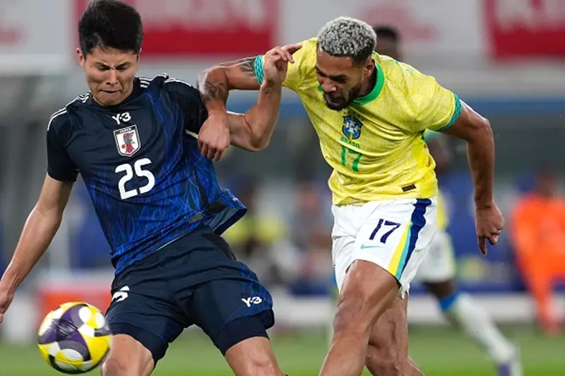 بعد تأخره بهدفين.. منتخب اليابان يهزم البرازيل بثلاثية وديا